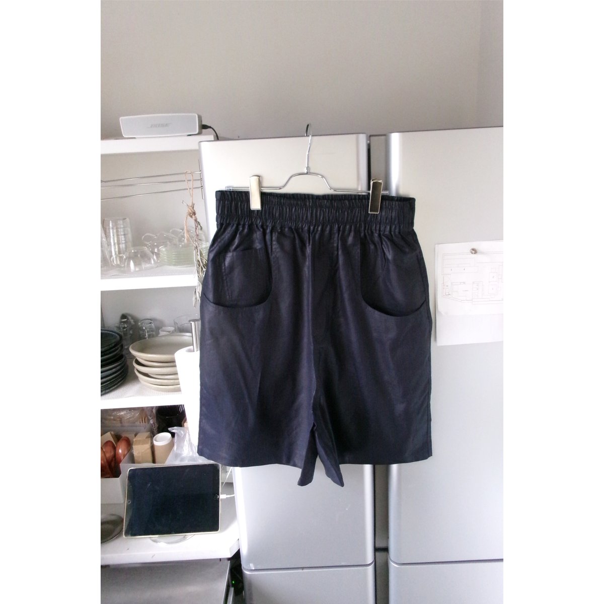 ABELIA EDWARD GOUCHA / SHIFTED SHORTS *NAVY | A