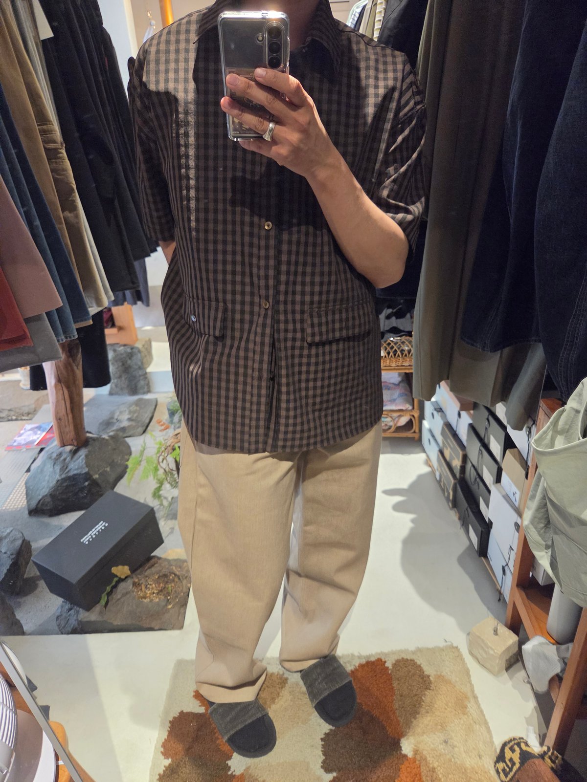 ISSUETHINGS ベージュ デニム ISSUETHINGS / type104 (non-washed)*BEIGE | AVET