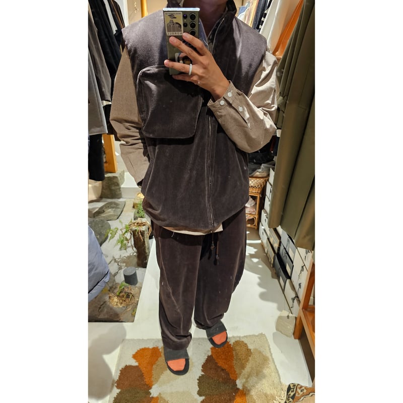 ABELIA EDWARD GOUCHA / MINIBAG VEST CORDUROY *B