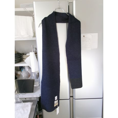EVCON / WARREN SCOTT KNIT SCARF *NAVY