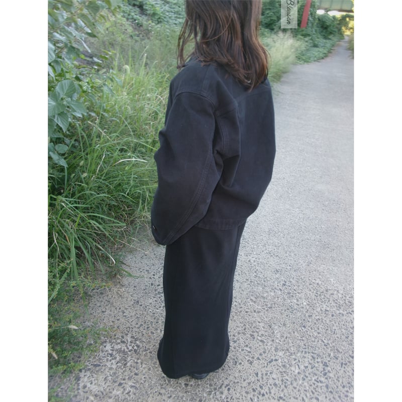 OLD FOLK HOUSE / Moleskin Blouson *Black | AVET