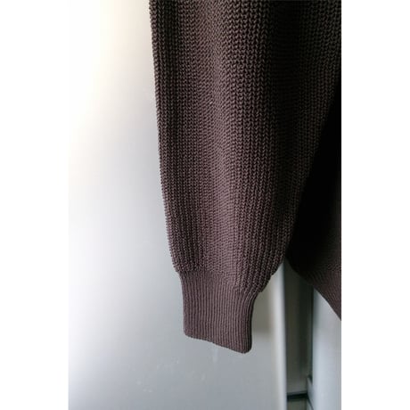 FUJI / COTTON STANDARD KNIT *BROWN