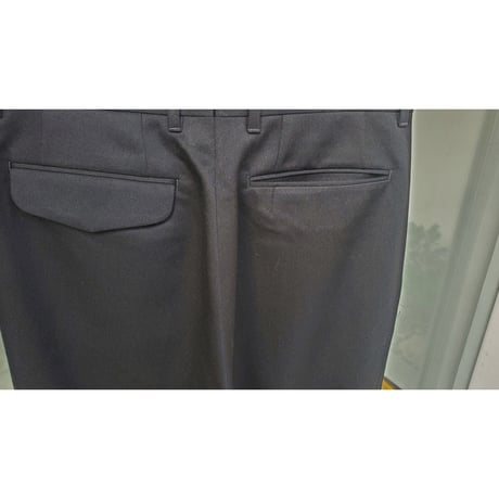 TOZAOU / Ticket Slack Pants *Black