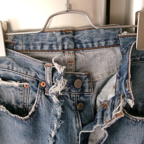 YUTASETOGAWA / YS-UNIFORM RECONSTRUCTED DENIM TROUSERS *WASHED