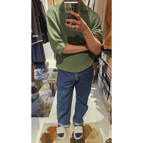 Blanc YM / Skipper Knit Shirts *Green