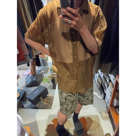 ABELIA EDWARD GOUCHA / ECHO SHORTS someone's resort *KHAKI