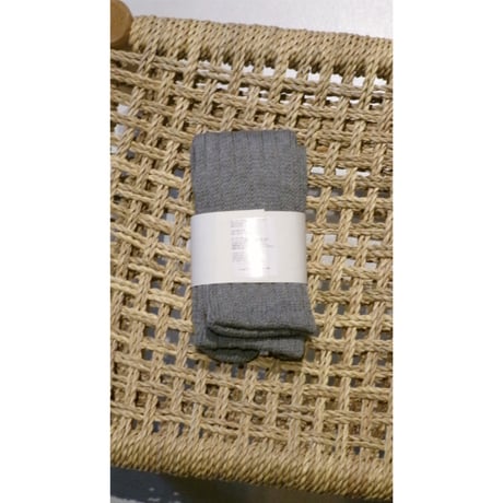 YOKO SAKAMOTO / TABI PILE SOCKS *HEATHER GRAY