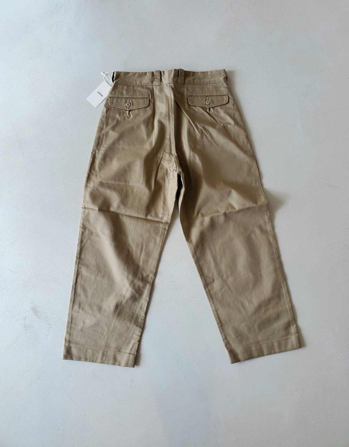 パンツ INTERIM / M-52 FRENCH ARMY TROUSERS French Army M52 Trousers Late Size 32 (1 tuck）