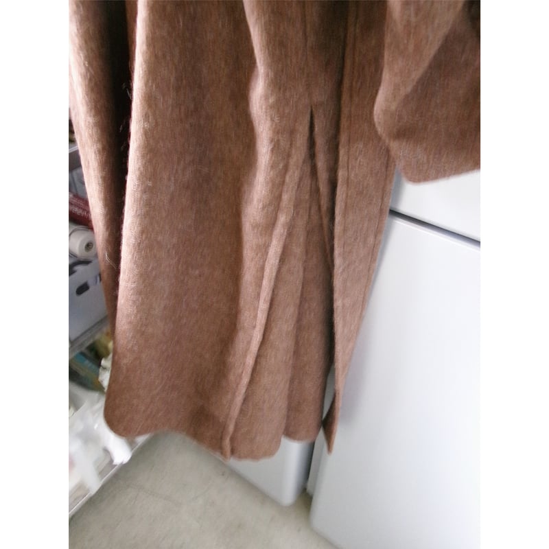 Blanc YM / ALPACA OVERSIZE BALMACAN COAT *Natur