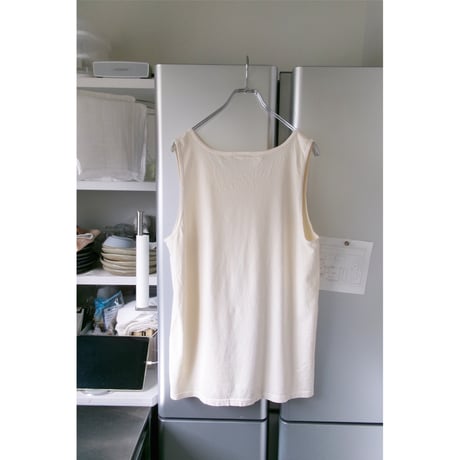 [別注] TOZAOU for AVET / Corporate Tank (garment dye) *Cream