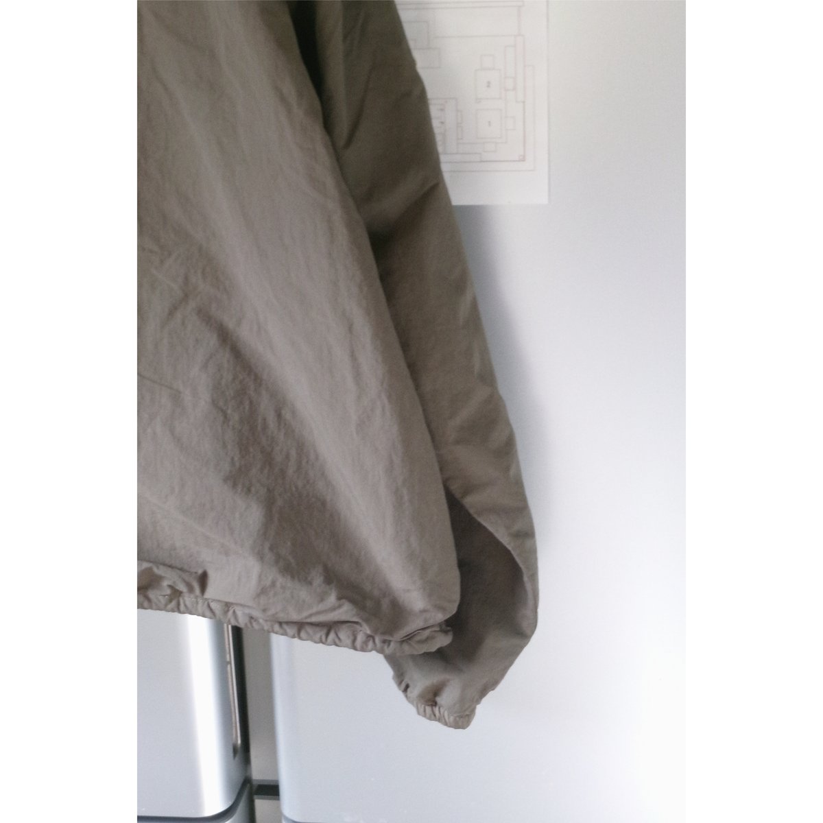 UNIVERSAL PRODUCTS / GARMENT DYE NYLON JACKET *
