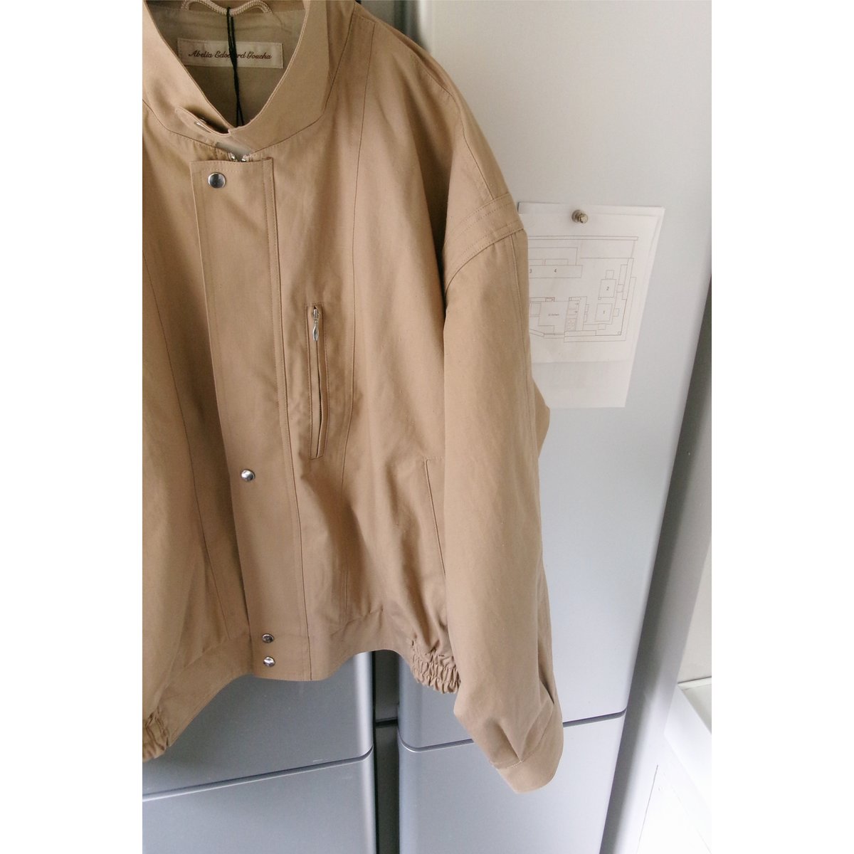 ABELIA EDWARD GOUCHA / CLEANMAN JACKET *BEIGE ABELIA EDWARD GOUCHA / CLEANMAN JACKET *BEIGE