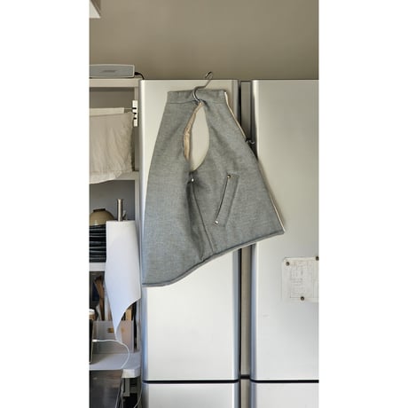 ●HIDAKA / DOWN VEST BAG * SAND BLUE