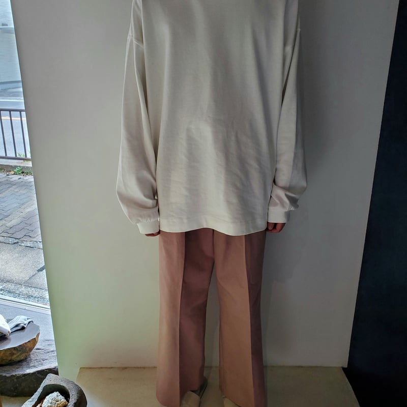 INTERIM / FRENCH ARMY CHINO 1-TUCK BAGGY SLACKS