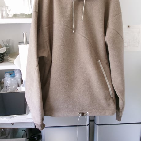 ABELIA EDWARD GOUCHA / FRACTURE HOODIE *BEIGE