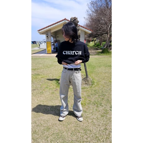 CHARCH /  ICON LOGO REGULAR SWEAT TRAINER *BLACK
