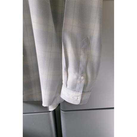 FUJI / WOOL CHECK STANDARD SHIRT *BLUE