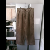 NO ROLL / THICKWALK CORDS PANTS *SMOKE BROWN