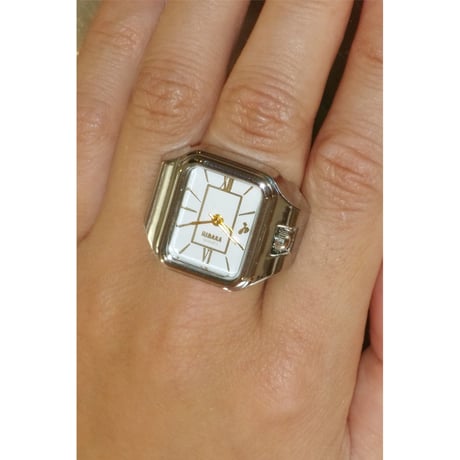 HIDAKA / LEGACY RING WATCH *WHITE