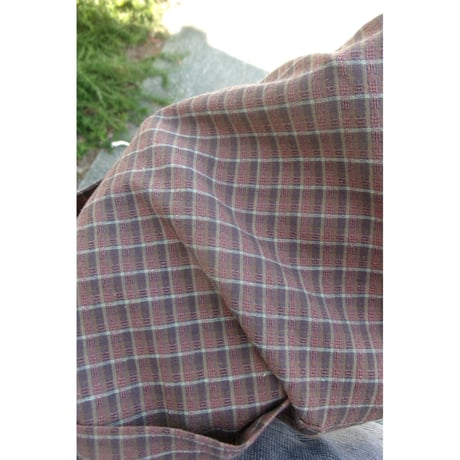 NO ROLL / NORMAL PANAMA S/S SHIRT *PANAMA CHECK