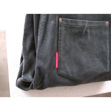ABELIA EDWARD GOUCHA / ECHO PANTS CORDUROY *GREEN