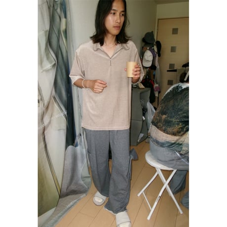 TOZAOU / Uniform Polo *light Blue