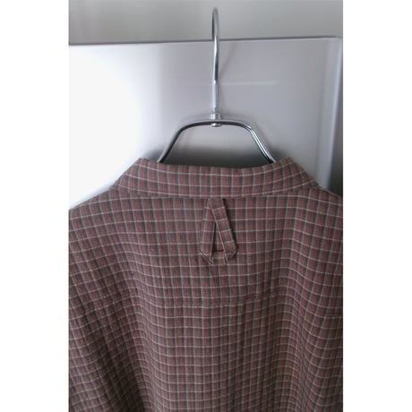 NO ROLL / NORMAL PANAMA SHIRT *PANAMA CHECK