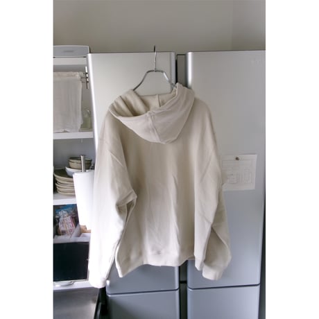 FUJI / COTTON ZIP UP HOODIE *IVORY