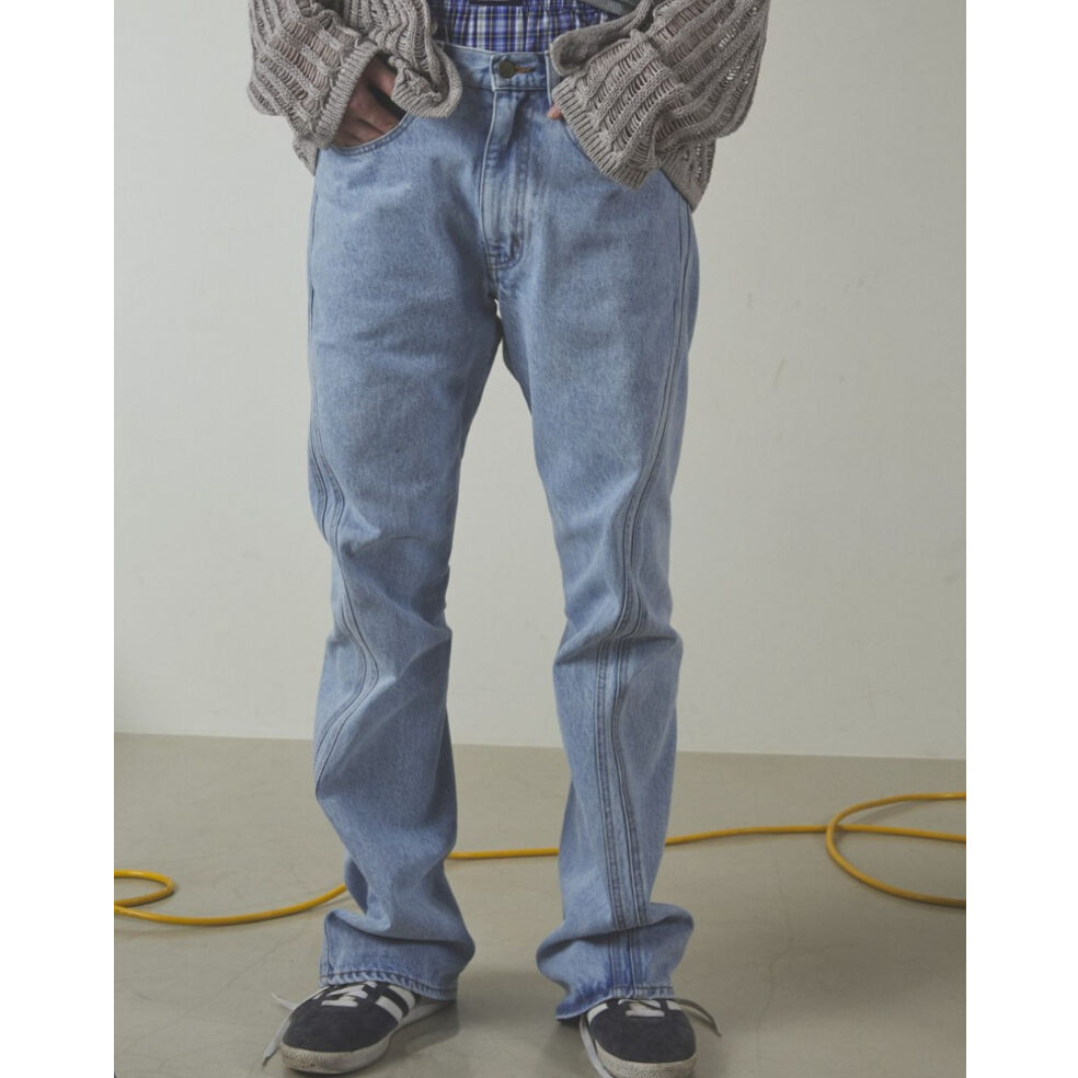 NVRFRGT 3D TWISTED JEANS INDIGO サイズ1 NVRFRGT - 【残りわずか】3D Twisted Jeans | ACRMTSM ONLINE STORE