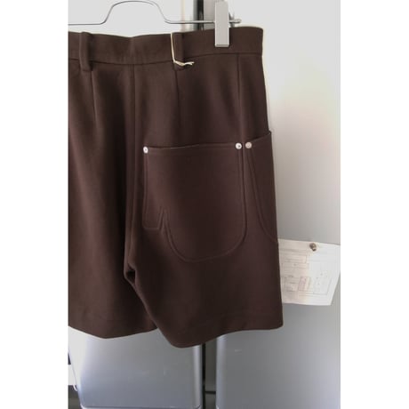 TOZAOU / [別注] Miton shorts *Dark Brown
