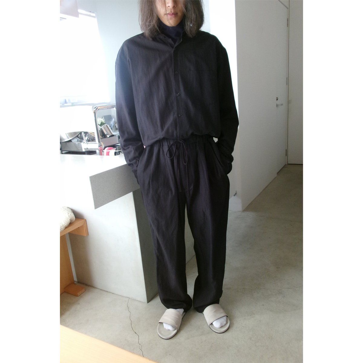 YOKO SAKAMOTO JUMP SUIT Black Lサイズ fit=scale-down,w=1200