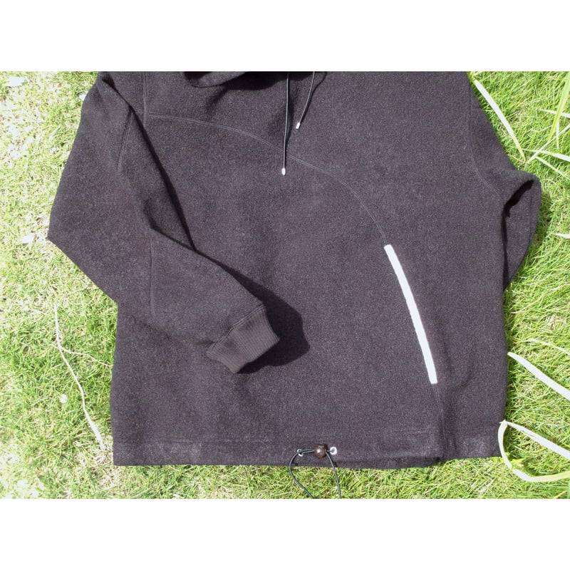 ABELIA EDWARD GOUCHA / FRACTURE HOODIE *BLACK |
