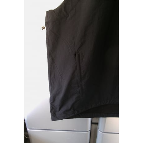 EVCON/ NYLON ZIP UP VEST *BLACK