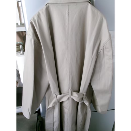 FUJI / STAINCOLLAR BELTED COAT *BEIGE