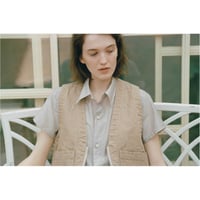 MY___ / DENIM VEST *BEIGE