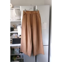 Rich I / TUCK SWEAT PANTS *BROWN