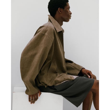 Blanc YM / Vintage Canvas Drizzler JKT *Brown