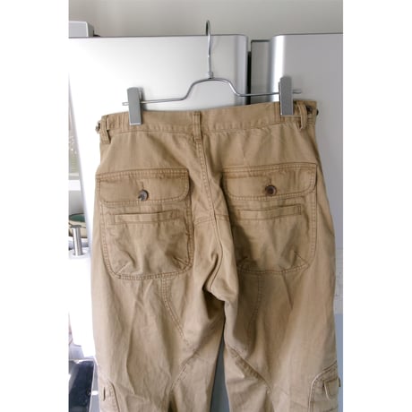 NVRFRGT / MULTI POCKET CARGO PANTS*BEIGE
