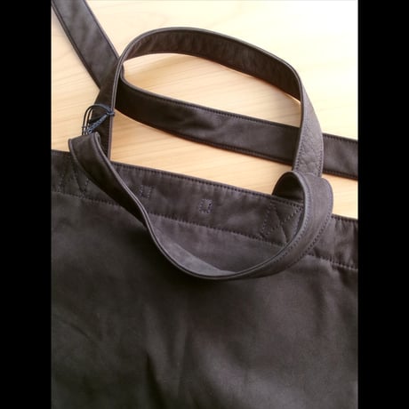 YOKO SAKAMOTO / LEATHER RESEARCHER BAG - LARGE *BROWN-NU
