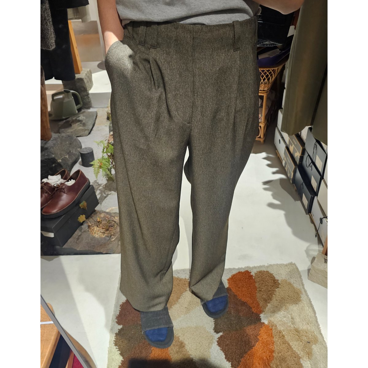 ABELIA EDWARD GOUCHA / BASEBALL SLACKS *CHARCOA