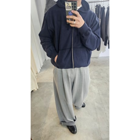 Rich I / TUCK SWEAT PANTS *BLACK
