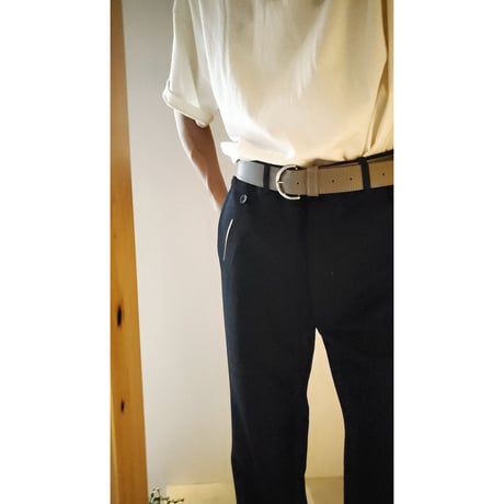 TOZAOU / Ticket Slack Pants *Black