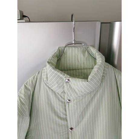 FUJI(for ladies) / COTTON STRIPE PADET JACKET *GREEN STRIPE