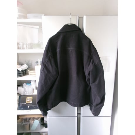 OLD FOLK HOUSE / Moleskin Blouson *Black