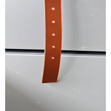 FUJI /  LEATHER BELT *BROWN