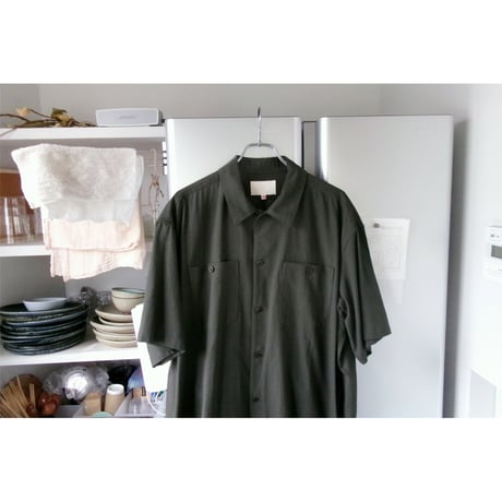 YOKO SAKAMOTO / UTILITY S/S SHIRT *OLIVE