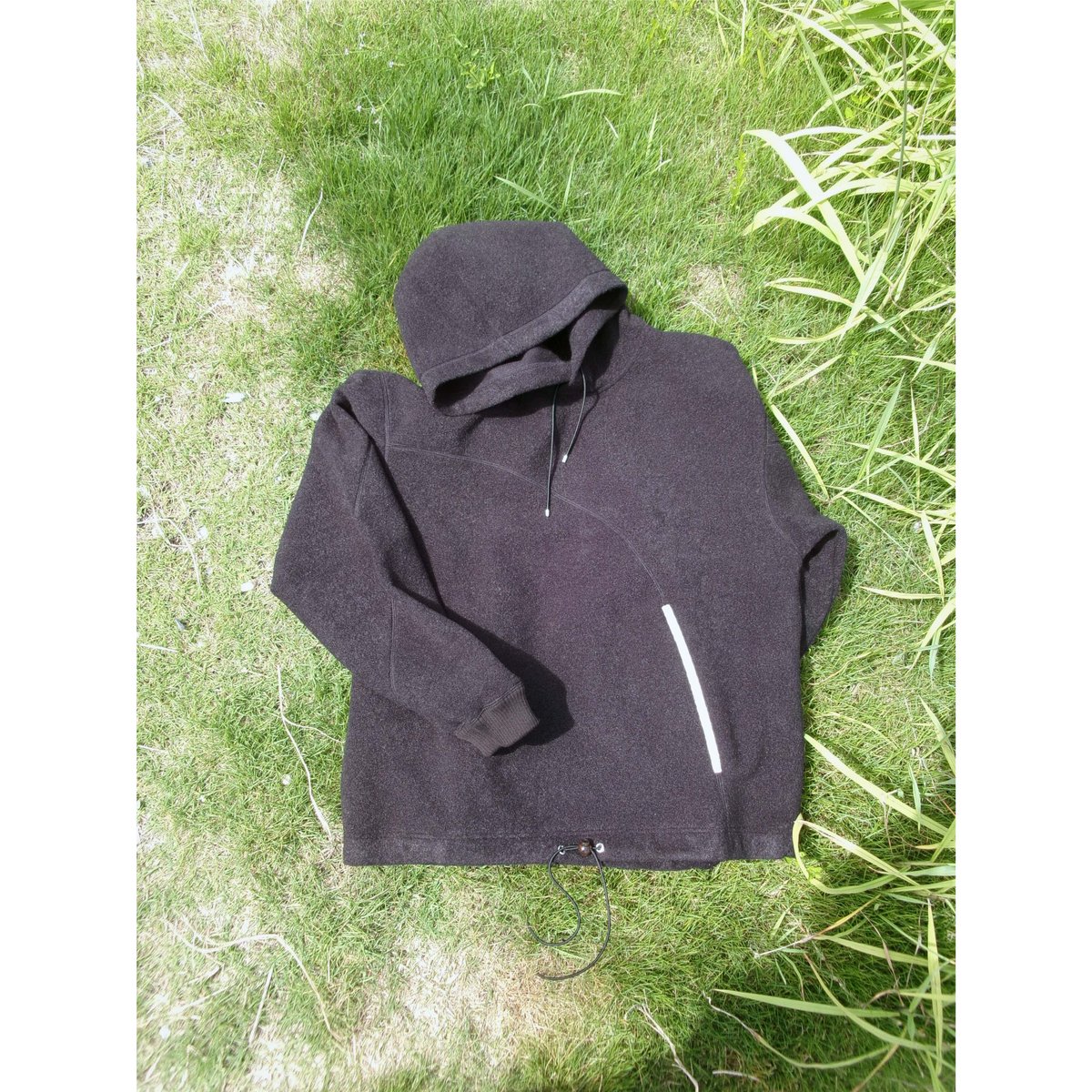 ABELIA EDWARD GOUCHA / FRACTURE HOODIE *BLACK |
