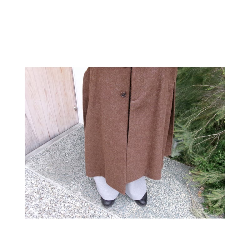 Blanc YM / ALPACA OVERSIZE BALMACAN COAT *Natur