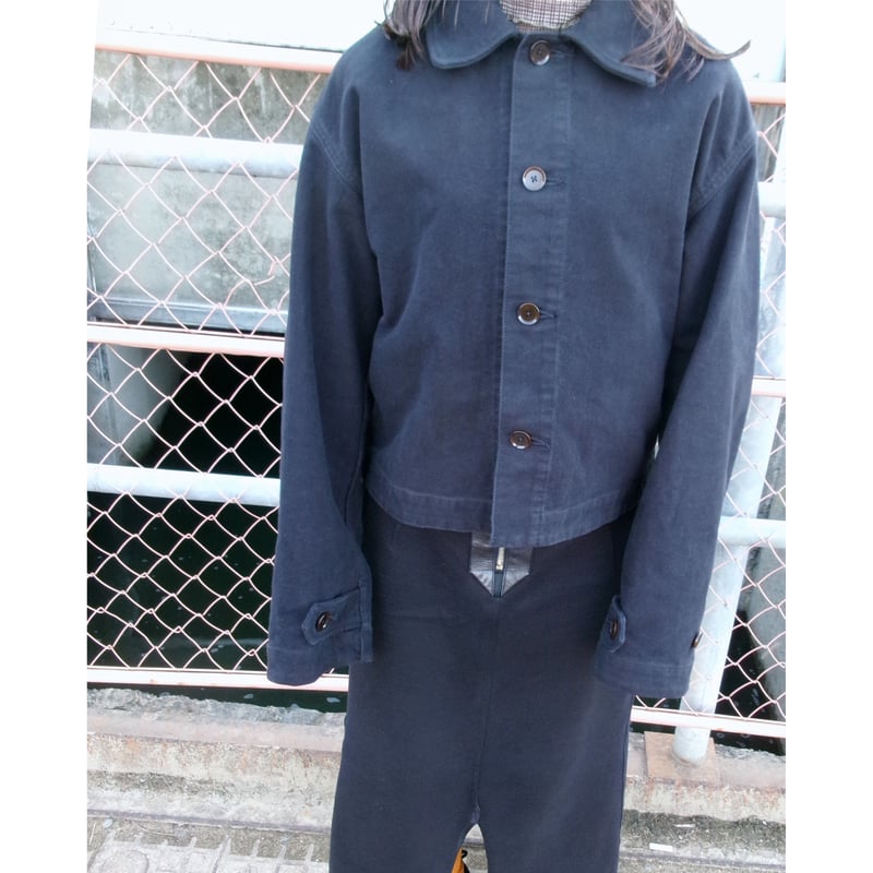 OLD FOLK HOUSE / Moleskin Blouson *Black | AVET