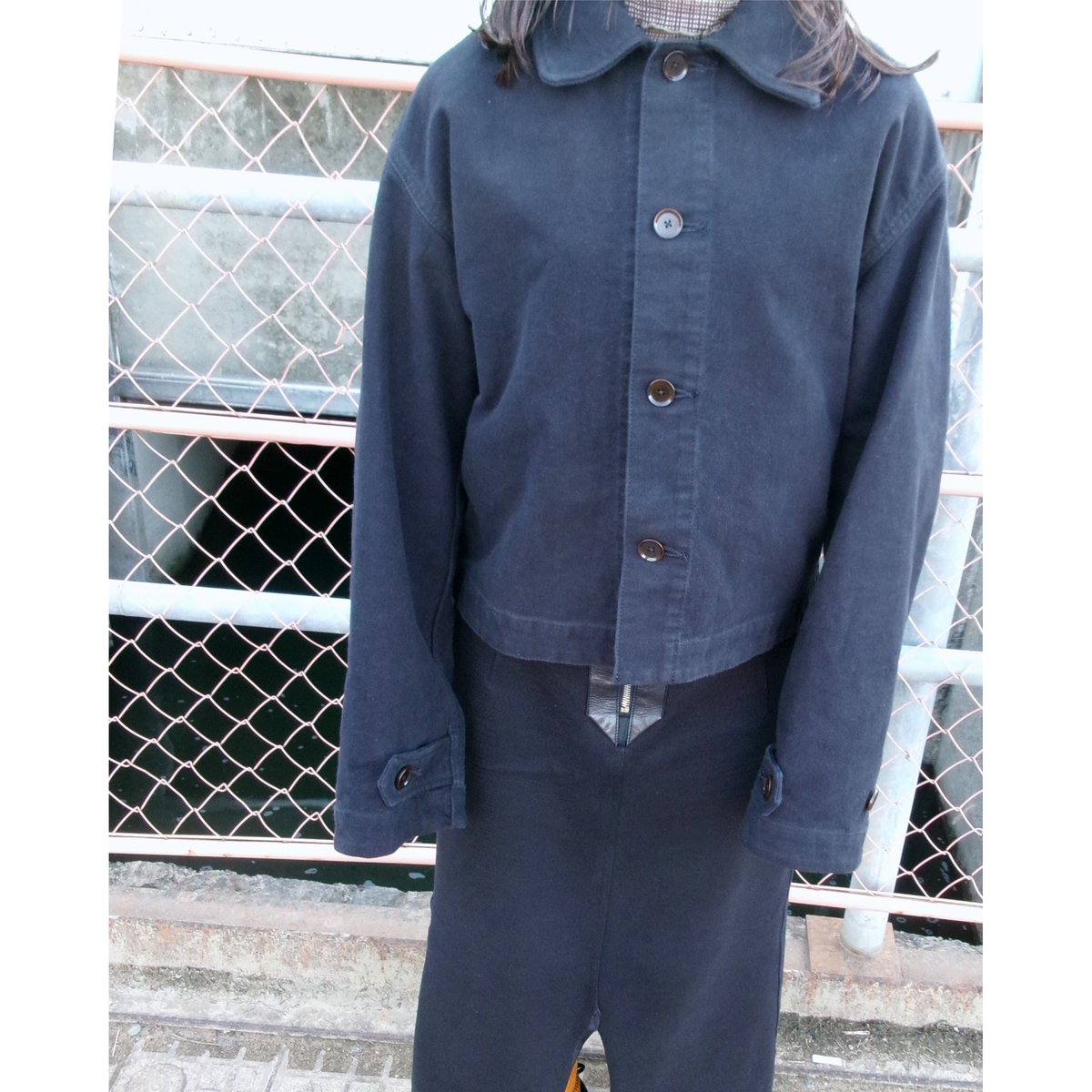 OLD FOLK HOUSE / Moleskin Blouson *Black | AVET